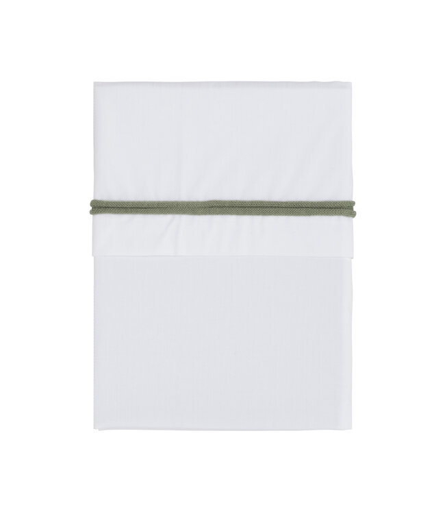 Baby's Only Baby's Only - Ledikantlaken gebreide bies urban green/wit