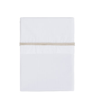 Baby's Only Baby's Only - Ledikantlaken gebreide bies warm linen/wit