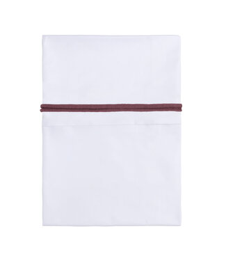 Baby's Only Baby's Only - Wieglaken gebreide bies stone red/wit