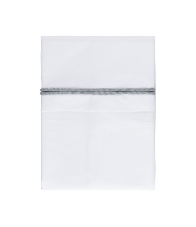 Baby's Only Baby's Only - Ledikantlaken gebreide bies nordic blue/wit