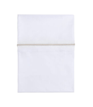 Baby's Only Baby's Only - Ledikantlaken gebreide bies goud-ivoor mÃªlee/wit