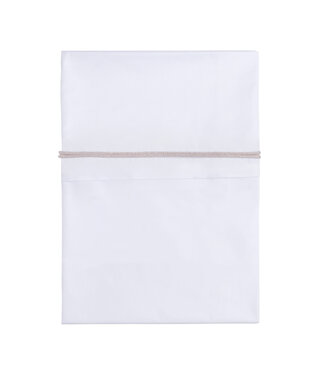 Baby's Only Baby's Only - Ledikantlaken gebreide bies zilver-roze mÃªlee/wit