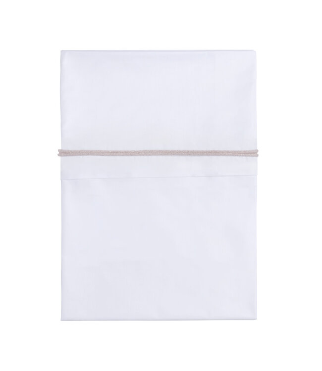 Baby's Only Baby's Only - Ledikantlaken gebreide bies zilver-roze mÃªlee/wit