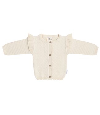 Baby's Only Baby's Only - Vestje Miracle warm linen - Met ruffle