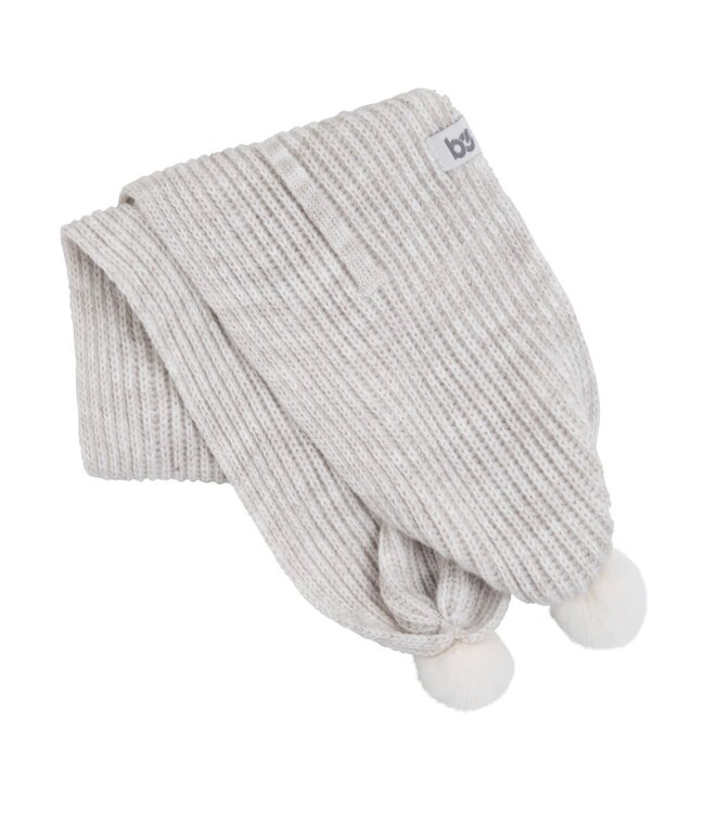 Baby's Only Baby's Only - Overslagsjaaltje met pompon Cool ecru