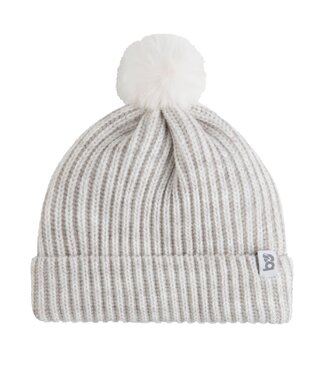 Baby's Only Baby's Only - Mutsje met pompon Cool ecru