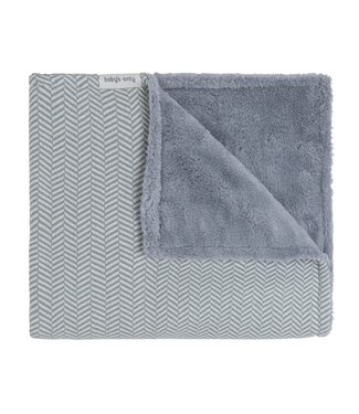 Baby's Only Baby's Only - Wiegdeken teddy Dawn nordic blue/ecru