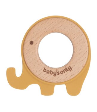 Baby's Only Baby's Only - Bijtring olifant oker