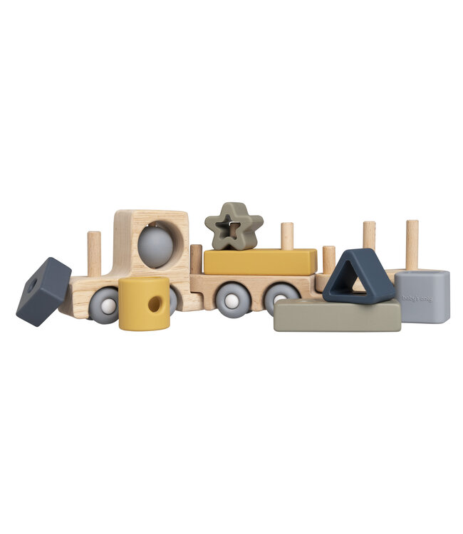 Baby's Only Baby's Only - Houten speelgoedtrein earth