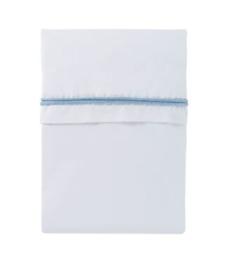 Baby's Only Baby's Only - Ledikantlaken gebreide bies baby blauw/wit