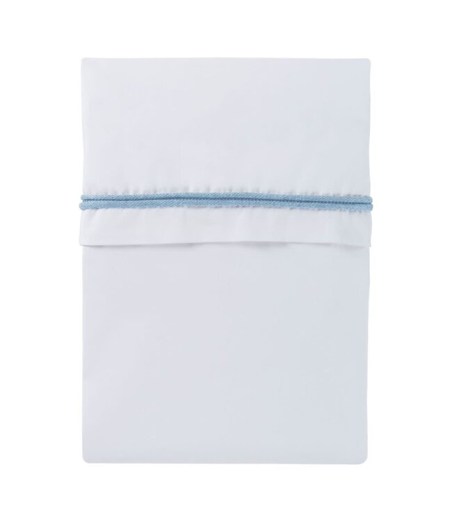 Baby's Only Baby's Only - Ledikantlaken gebreide bies baby blauw/wit