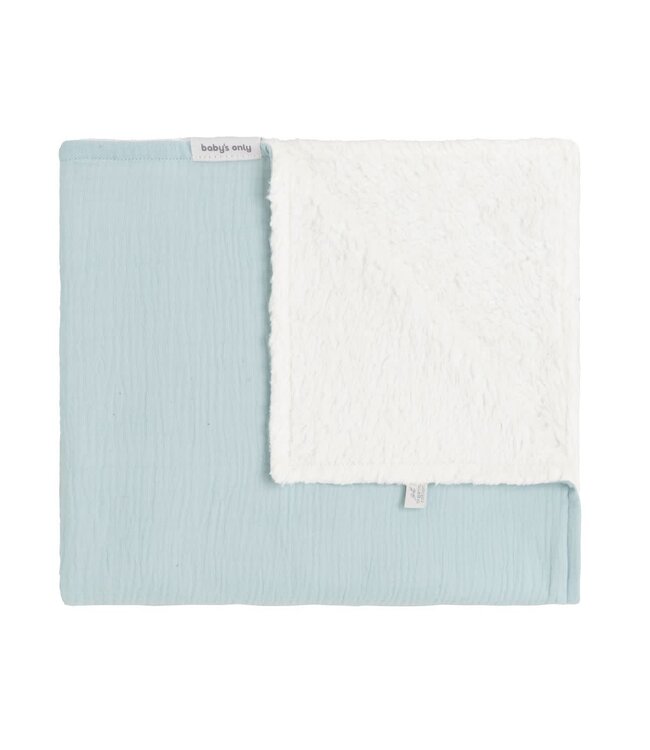 Baby's Only Baby's Only - Wiegdeken teddy Fresh ECO misty blue