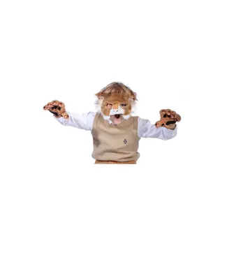 Wild & Soft Wild & Soft - Verkleedset leeuw (masker/handschoenen/staart) m/doos