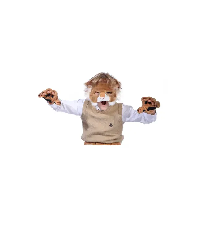 Wild & Soft Wild & Soft - Verkleedset leeuw (masker/handschoenen/staart) m/doos