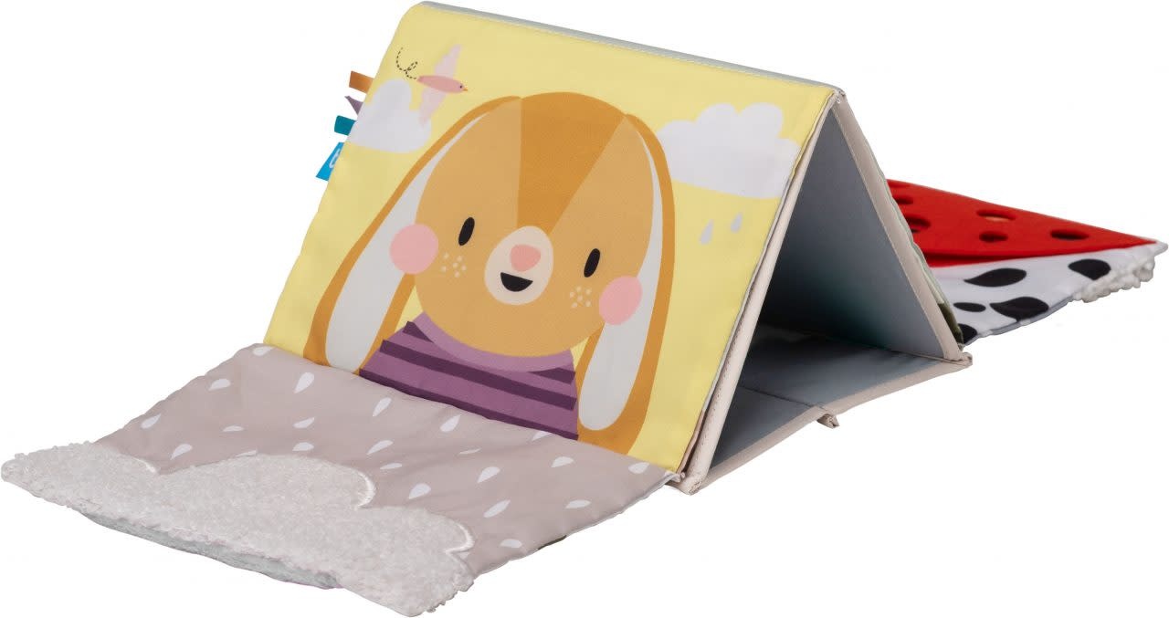 Taf Toys Water Mat For Baby Tummy Time - Sensory Play Mat With Floating Flowers 0-6 Months