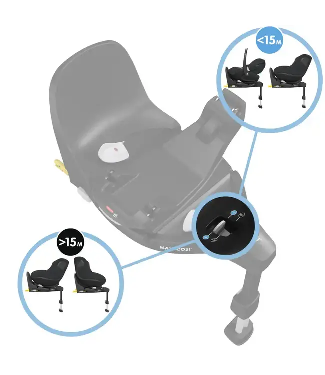 Maxi Cosi Maxi Cosi - Mc Familyfix 360 Pro Black