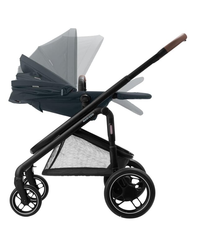 Maxi Cosi Maxi Cosi - Mc Plaza Plus Essential Graphite (Black Frame & Brown Leather)