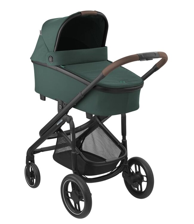Maxi Cosi Maxi Cosi - Mc Plaza Plus Essential Green (Black Frame & Brown Leather)