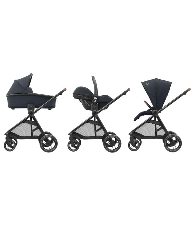 Maxi Cosi Maxi Cosi - Mc Street Plus Essential Graphite (Black Frame & Brown Leather)