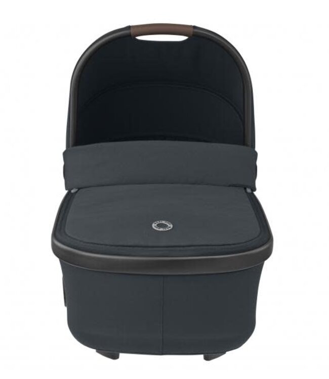 Maxi Cosi Maxi Cosi - Mc Oria Carrycot Essential Graphite (Black Rim, Brown Leather)