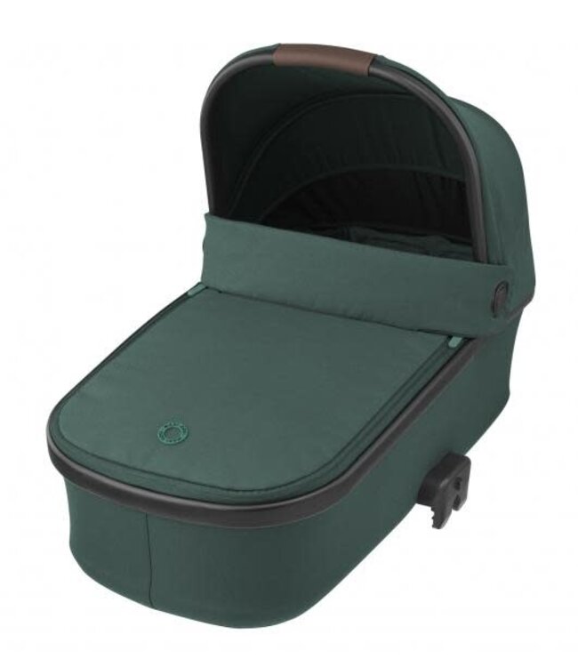 Maxi Cosi Maxi Cosi - Mc Oria Carrycot Essential Green? (Black Rim, Brown Leather)