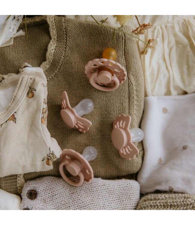 Frigg Frigg - Baby’S First Pacifier Pack - T1 Blush