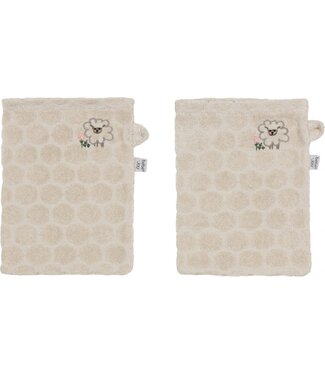 Bebejou Bebejou - Washandjes (2 Stuks) Tiny Sheep