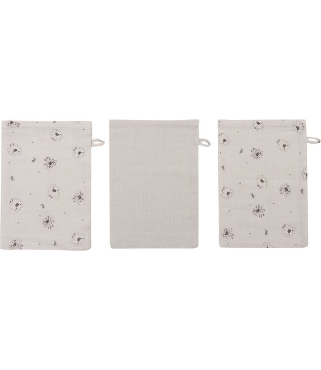 Bebejou Bebejou - Tetra Washandjes (3 Stuks) Tiny Sheep