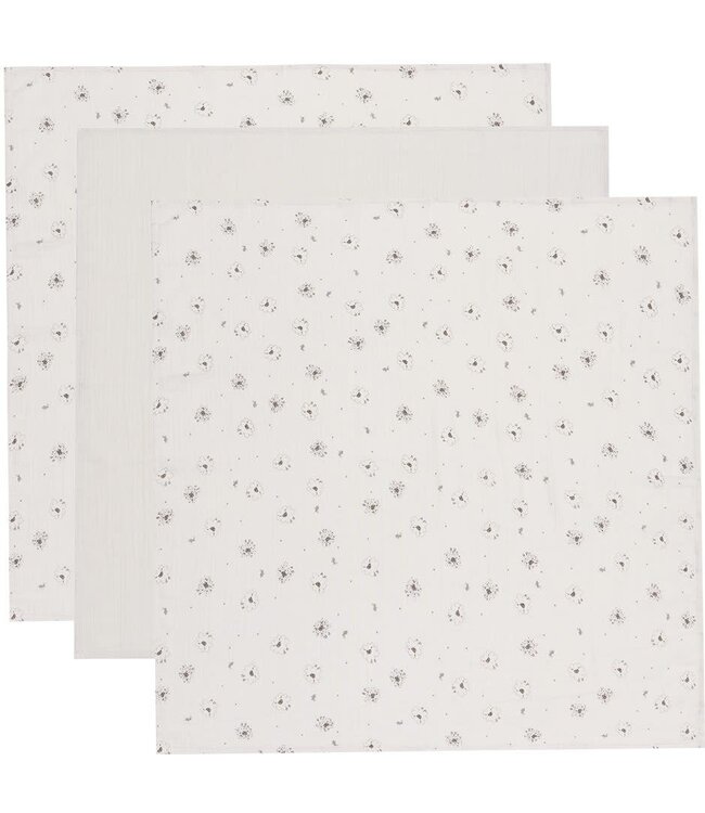 Bebejou Bebejou - Tetradoeken 70X70Cm (3 Stuks) Tiny Sheep