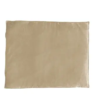 Ilmaha Ilmaha - Boxkleed rechthoek velours | Champagne