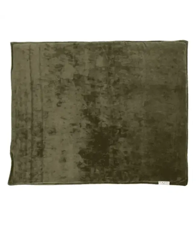 Ilmaha Ilmaha - Boxkleed rechthoek velours | Leger Groen