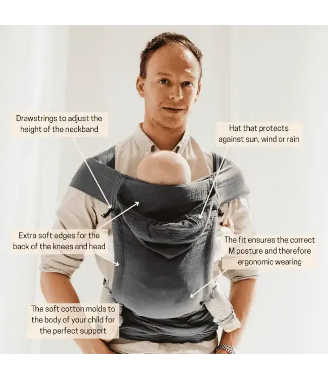 Ilmaha Ilmaha - Mei tai draagzak rib | Aubergine