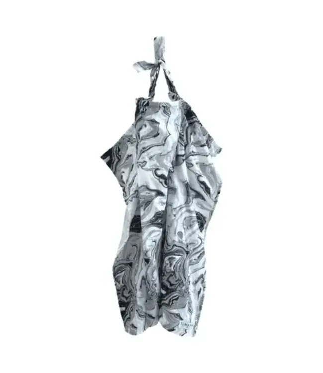 Ilmaha Ilmaha - Voedingsdoek marble | Grijs