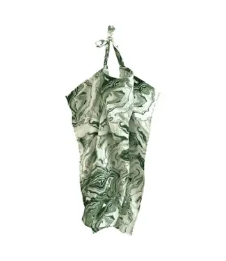 Ilmaha Ilmaha - Voedingsdoek marble | Groen