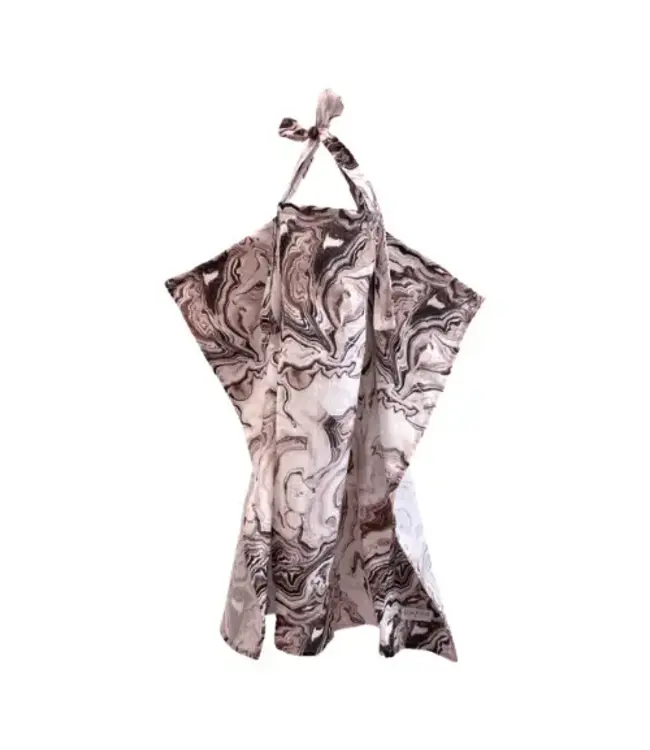 Ilmaha Ilmaha - Voedingsdoek marble | Oud roze