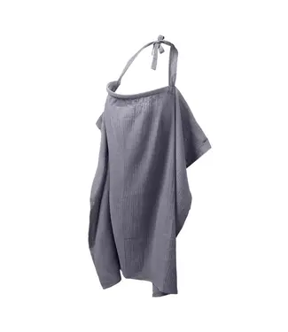 Ilmaha Ilmaha - Voedingsdoek uni | Donker grijs