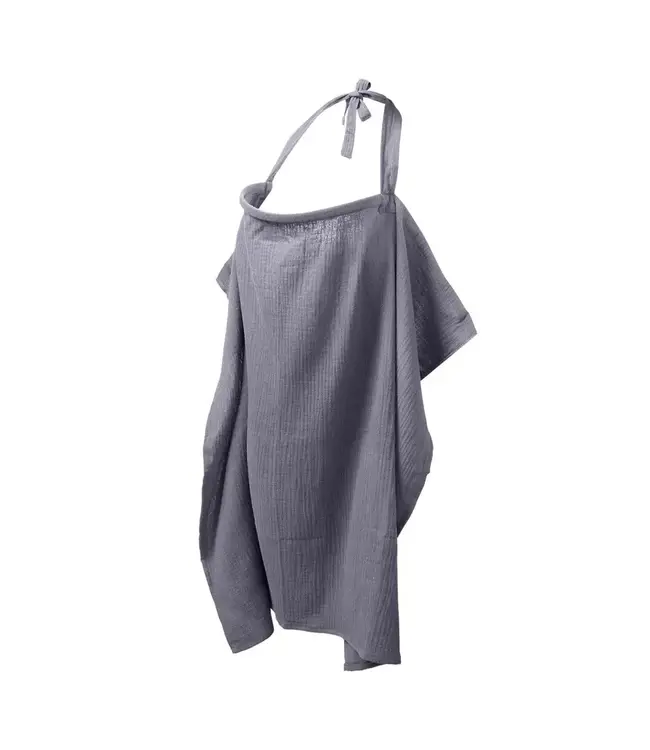 Ilmaha Ilmaha - Voedingsdoek uni | Donker grijs