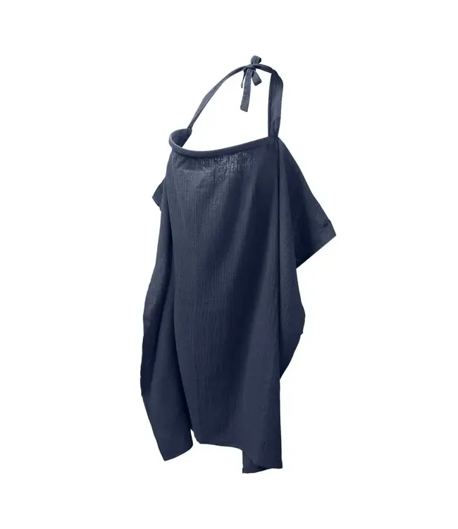 Ilmaha Ilmaha - Voedingsdoek uni | Marine blauw