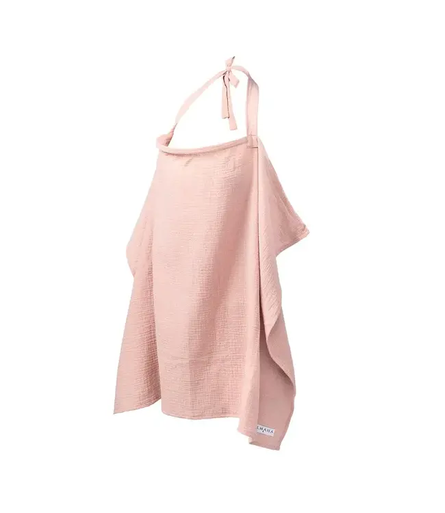 Ilmaha Ilmaha - Voedingsdoek uni | Oud roze