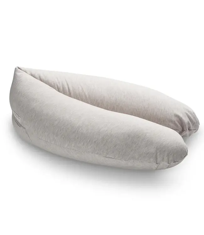 Ilmaha Ilmaha - Voedingskussenhoes soft sweat | Gemêleerd beige