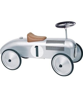 Goki Goki - Loopauto: Nummer 1 Zilver, vanaf 1 jaar