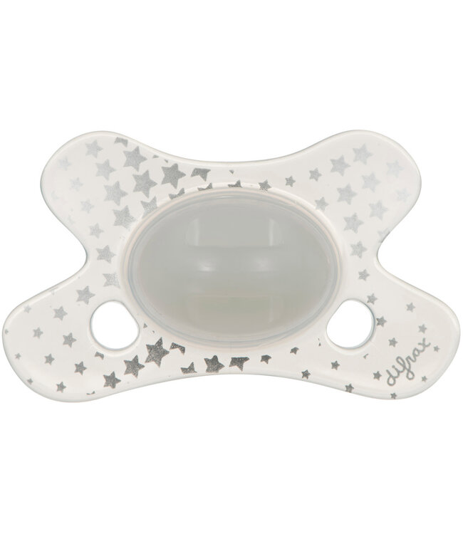 Difrax Difrax - Fopspeen Natural 0-6 Nacht