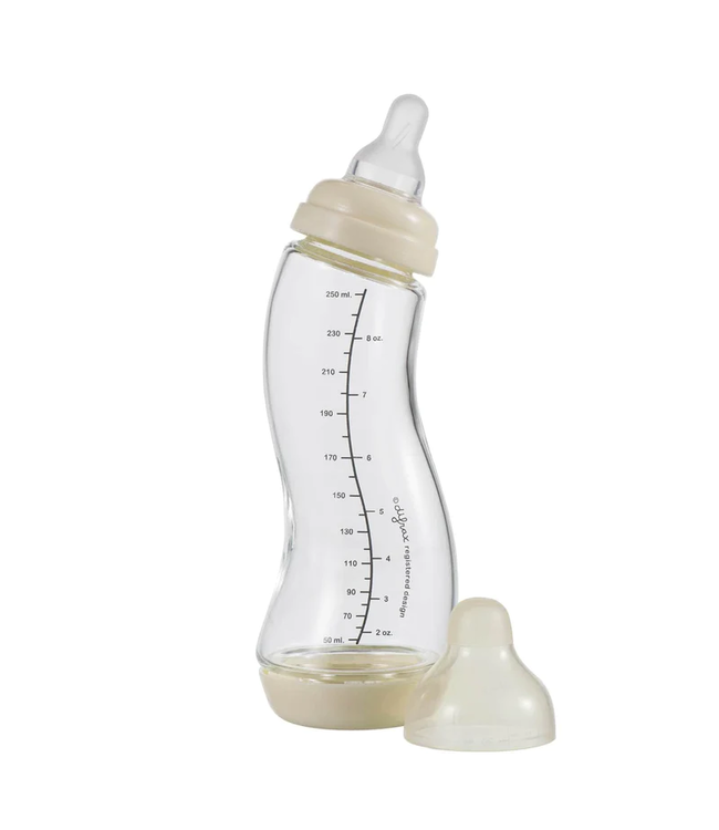 Difrax Difrax - S-Fles Natural Glas Creme 250Ml