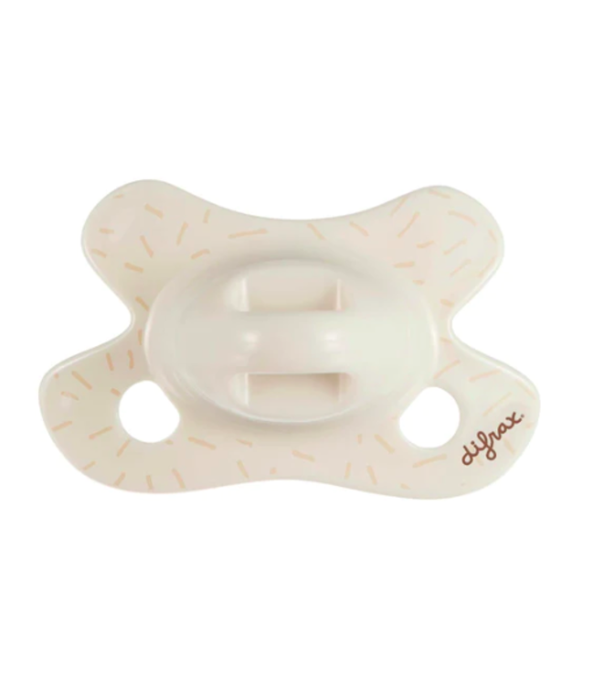 Difrax Difrax - Difrax Fopspeen Sucette Natural Newborn Collection Popcorn Sprinkles