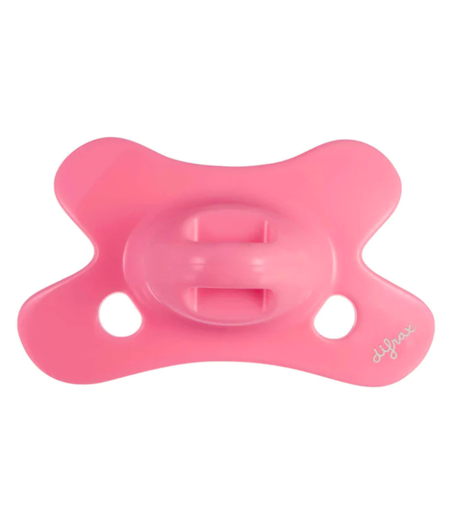 Difrax Difrax - Fopspeen Natural 0-6M Uni/Pure Raspberry