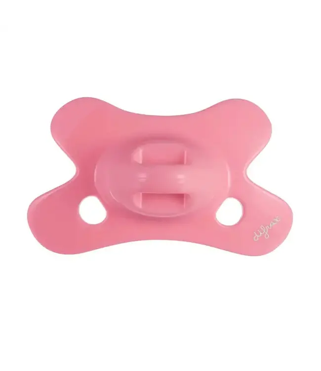 Difrax Difrax - Fopspeen Natural 0-6M Uni/Pure Raspberry