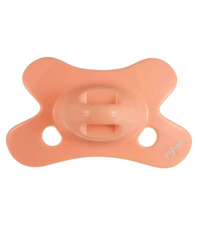 Difrax Difrax - Fopspeen Natural 0-6M Uni/Pure Peachy