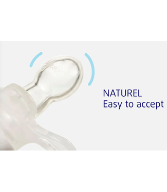 Difrax Difrax - Fopspeen Natural 6M+ Uni/Pure Stone