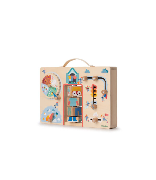 Lilliputiens Lilliputiens - Alice Kleedt Zich Volgens Het Weer - Leerkoffer