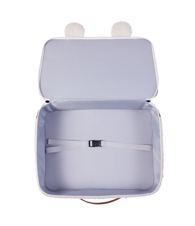 Childhome Childhome - MINI TRAVELLER KIDS SUITCASE TEDDY OFFWHITE
